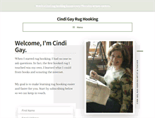 Tablet Screenshot of cindigayrughooking.com